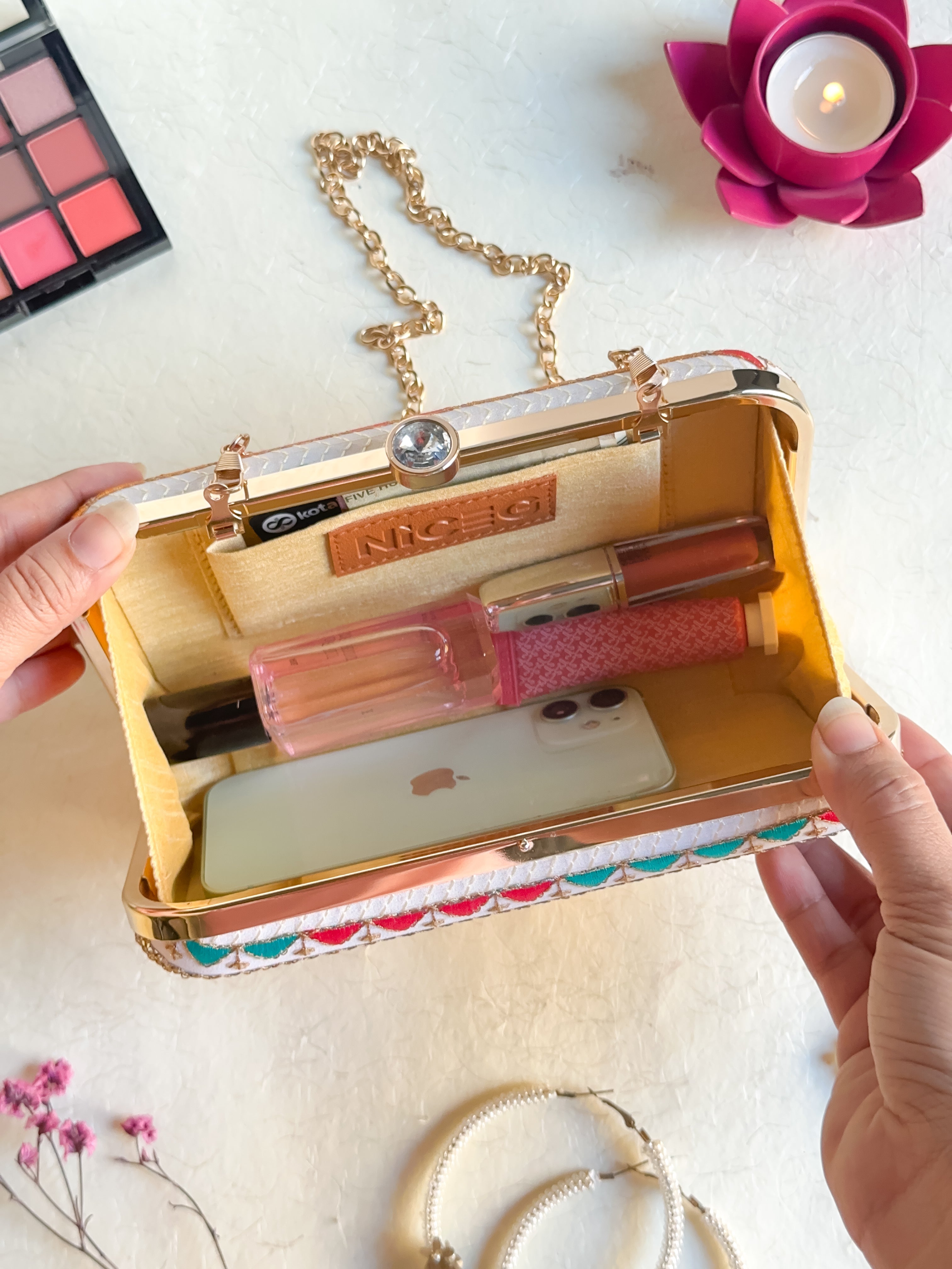 Nice-G Rainbow Clutch: Stunning Colorful Clutches